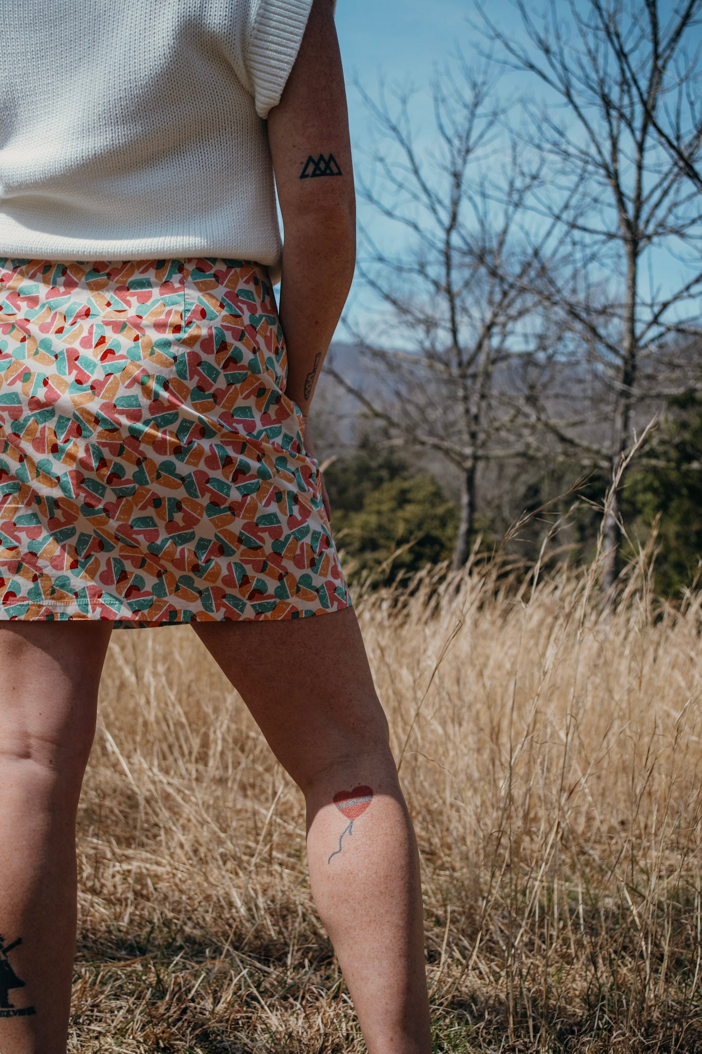 Pastel Heartbeat Skirt