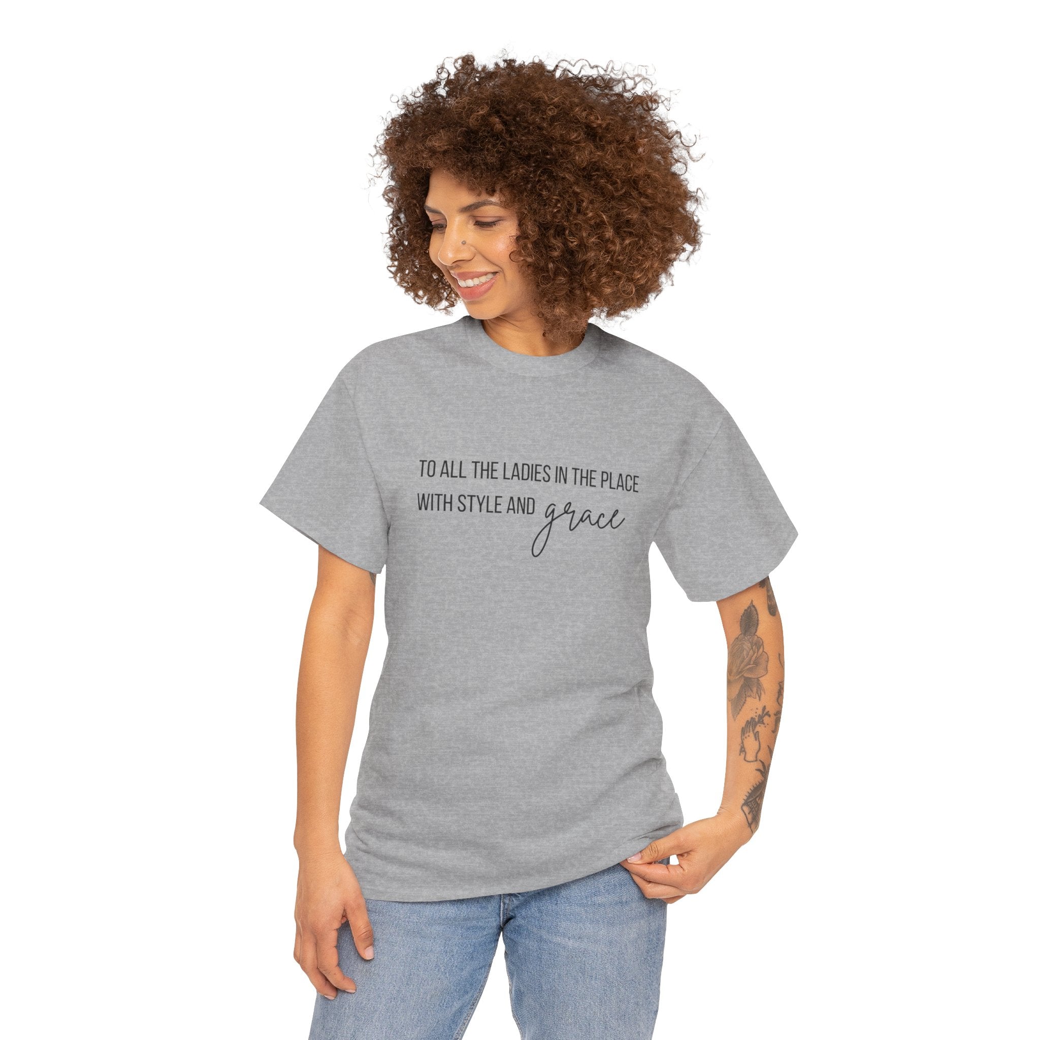 With style and grace Cotton Tee