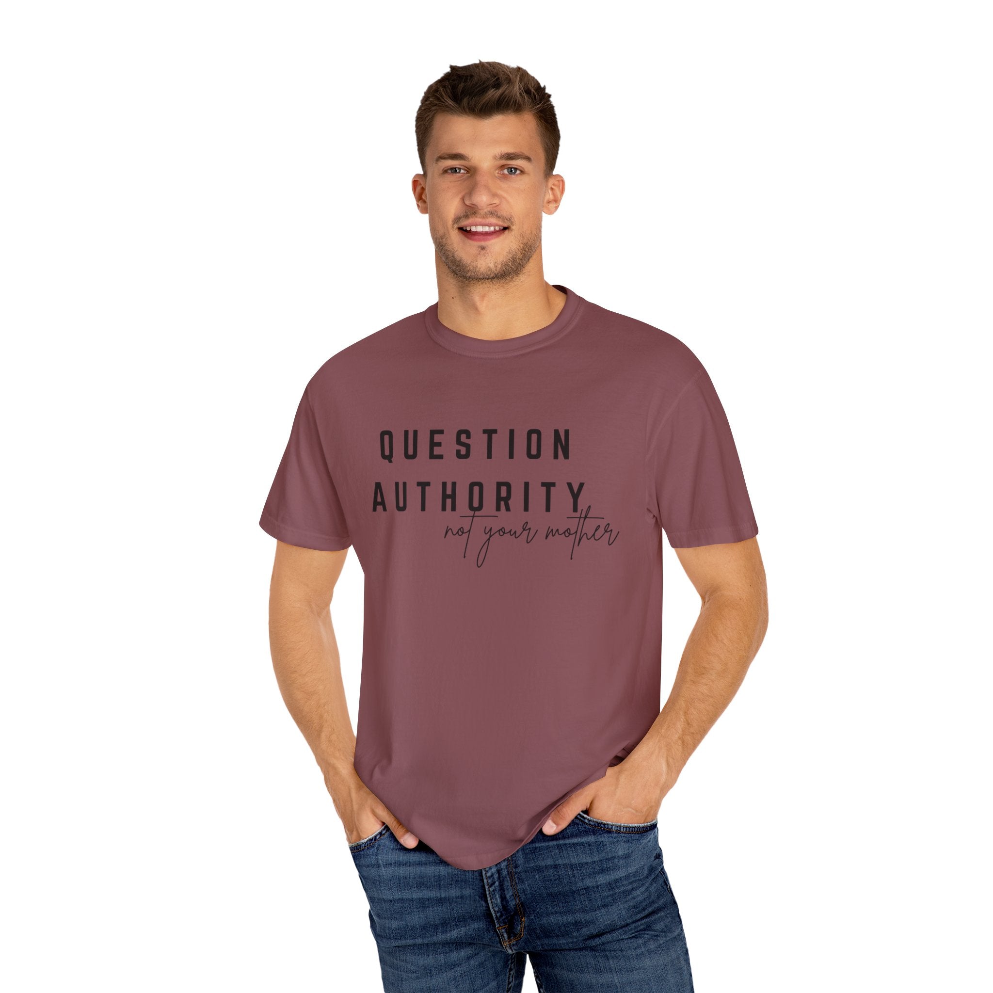 Question Authority Garment-Dyed T-shirt