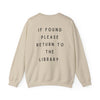 Return to Library sweatshirt
