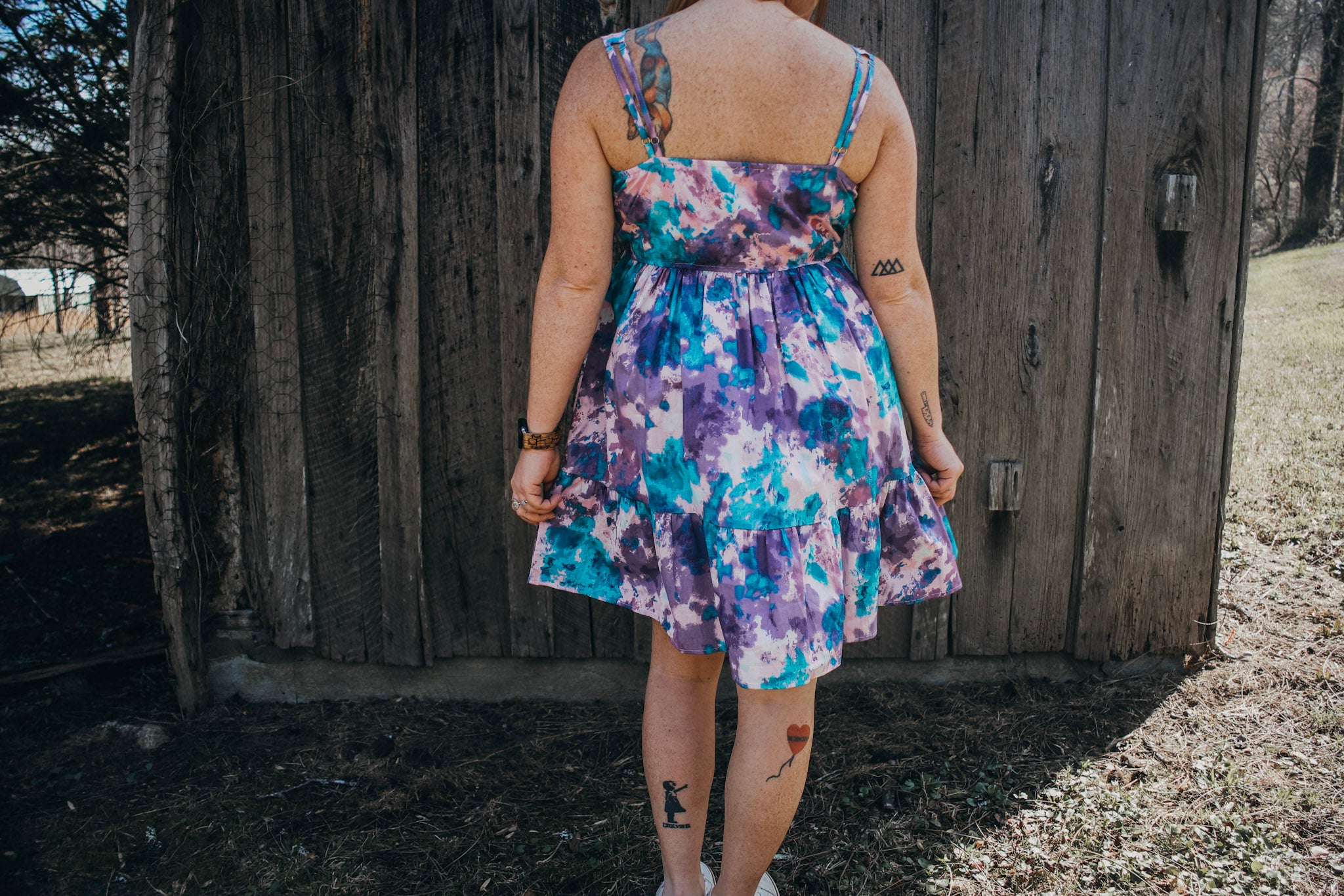 Lavender Skyline Dress