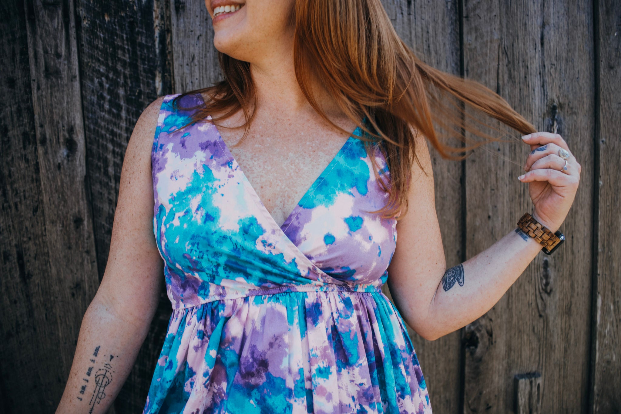 Lavender Skyline Dress