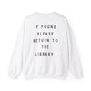 Return to Library sweatshirt