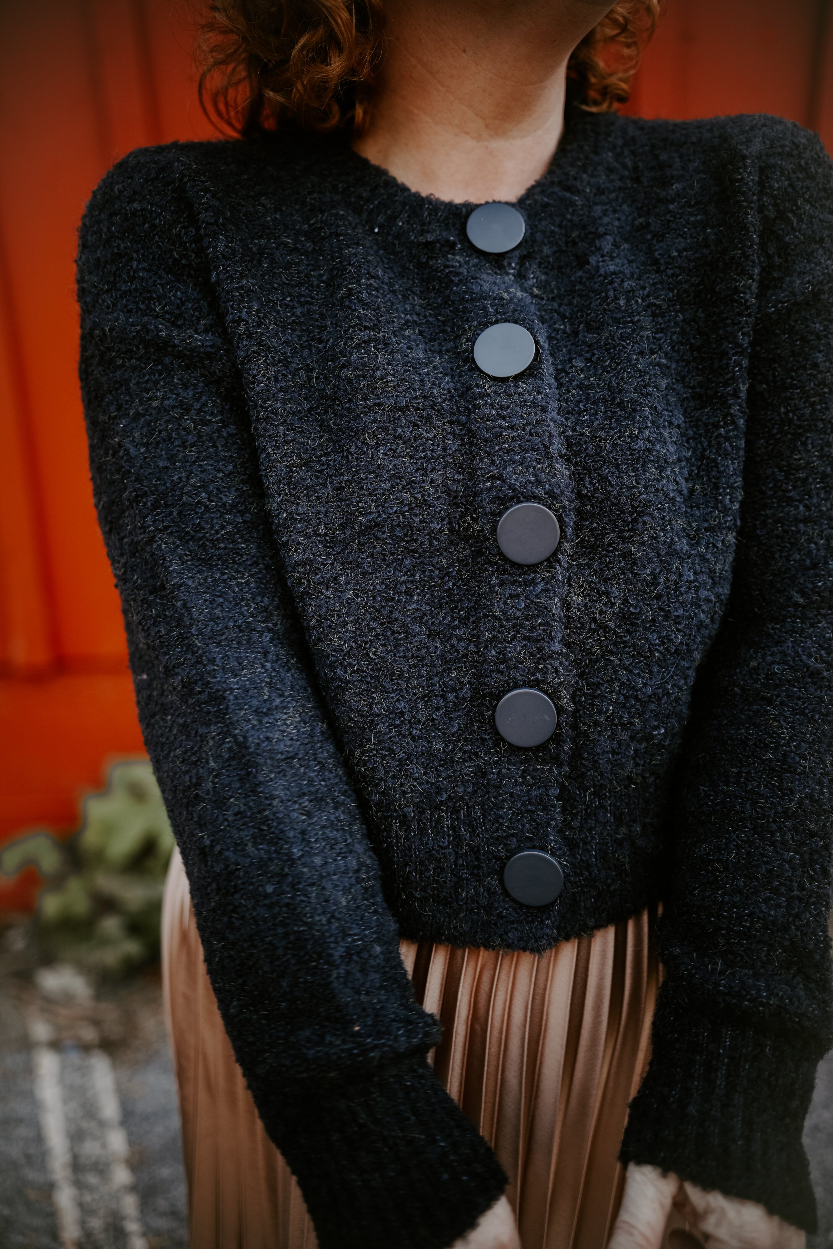 Navy Haven Cardigan