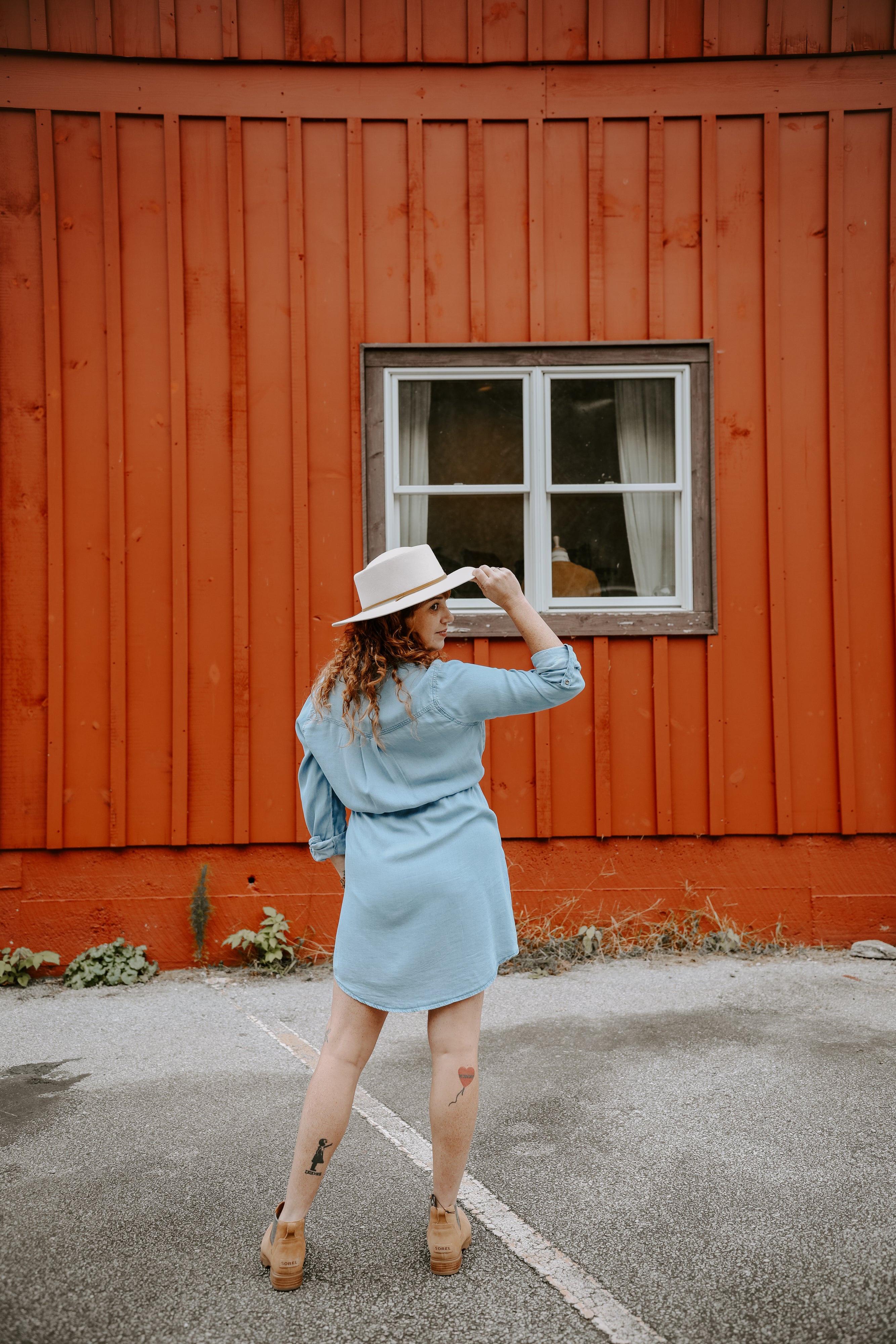 Chic Chambray Dress