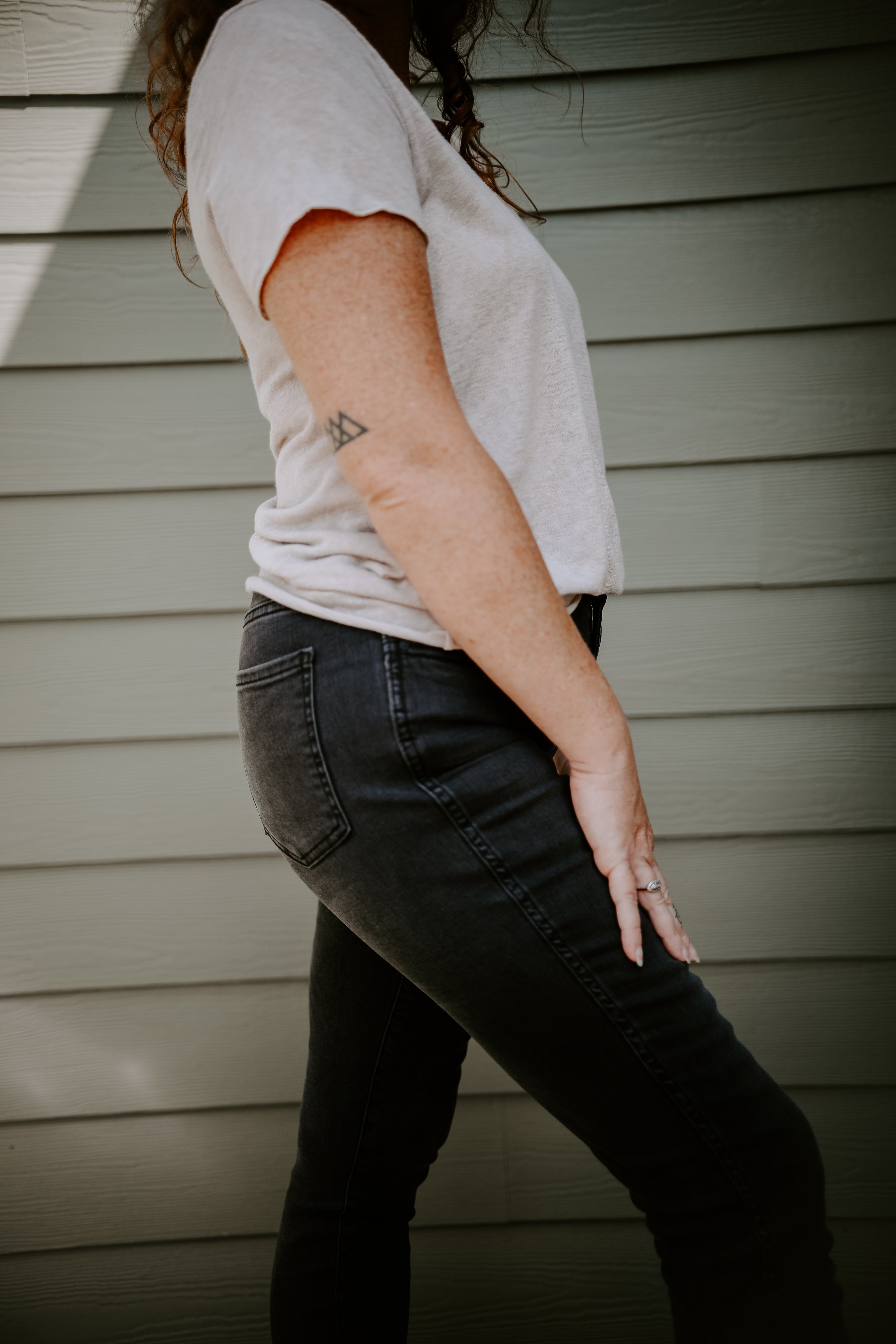Taupe Tantalizer Top