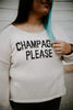 Champagne Please Sweater