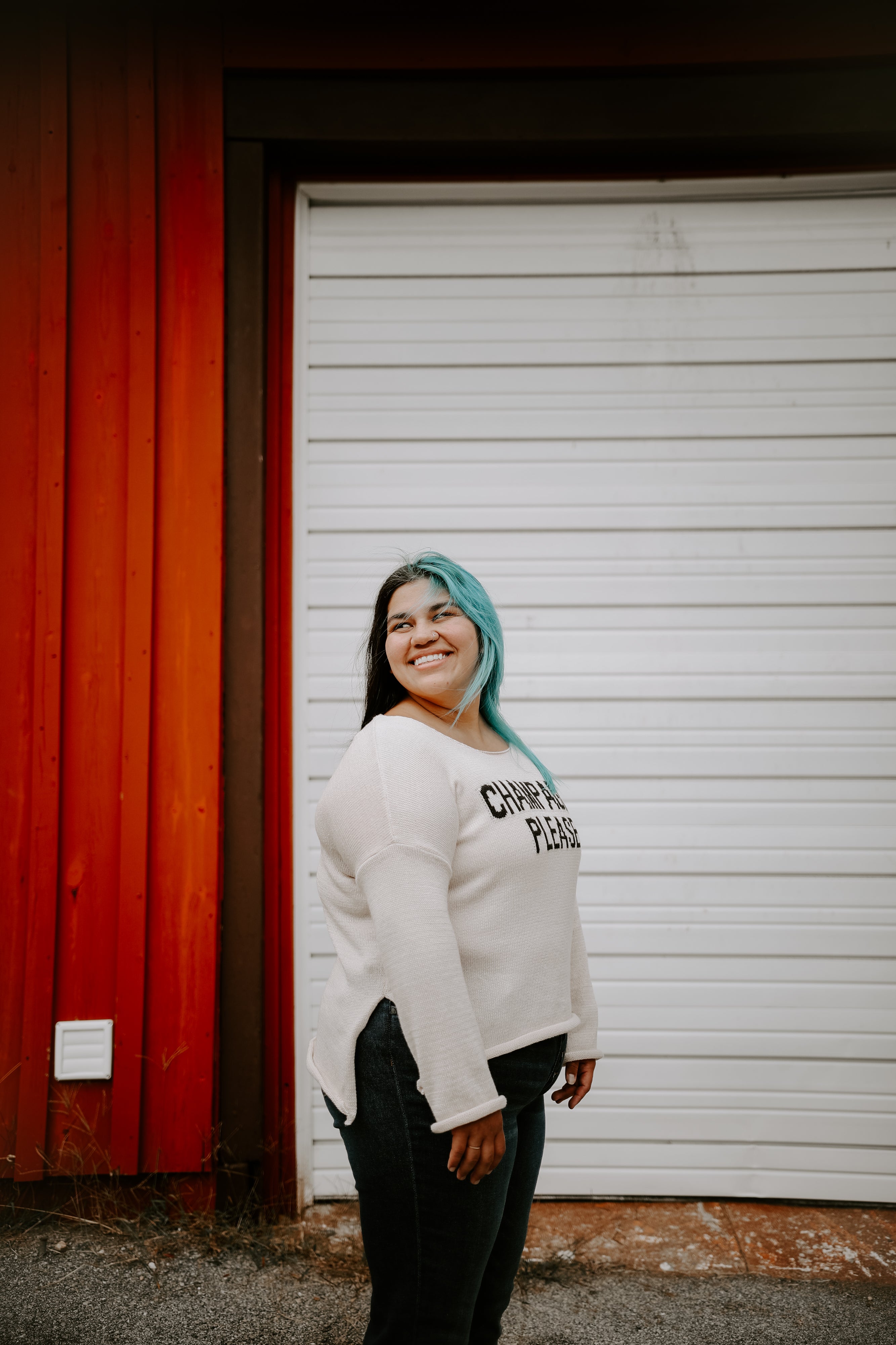 Champagne Please Sweater
