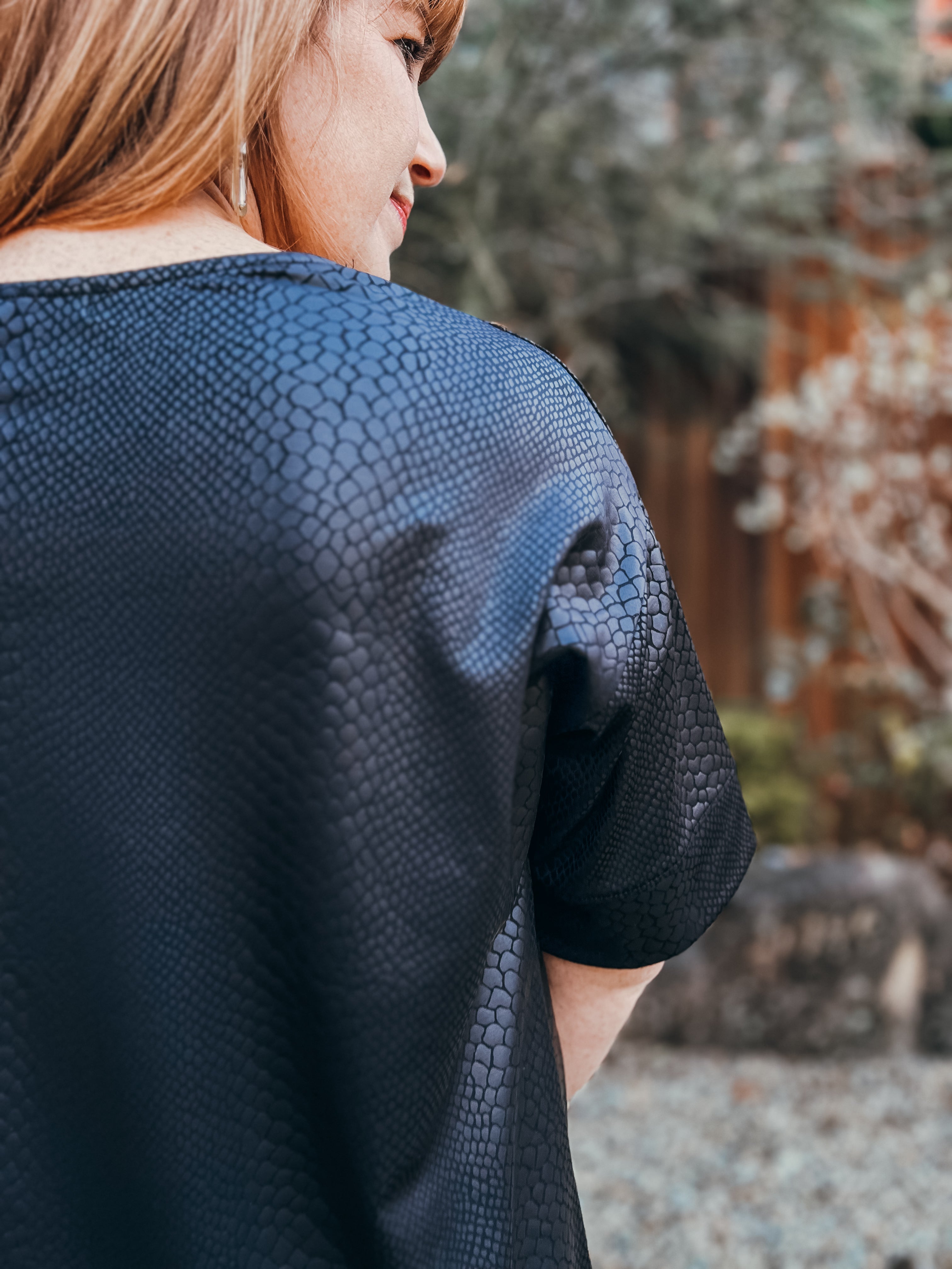Snake and Faux Shift Dress