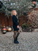 Cold Shoulder Sweater Dress