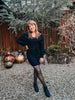 Cold Shoulder Sweater Dress