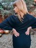 Cold Shoulder Sweater Dress