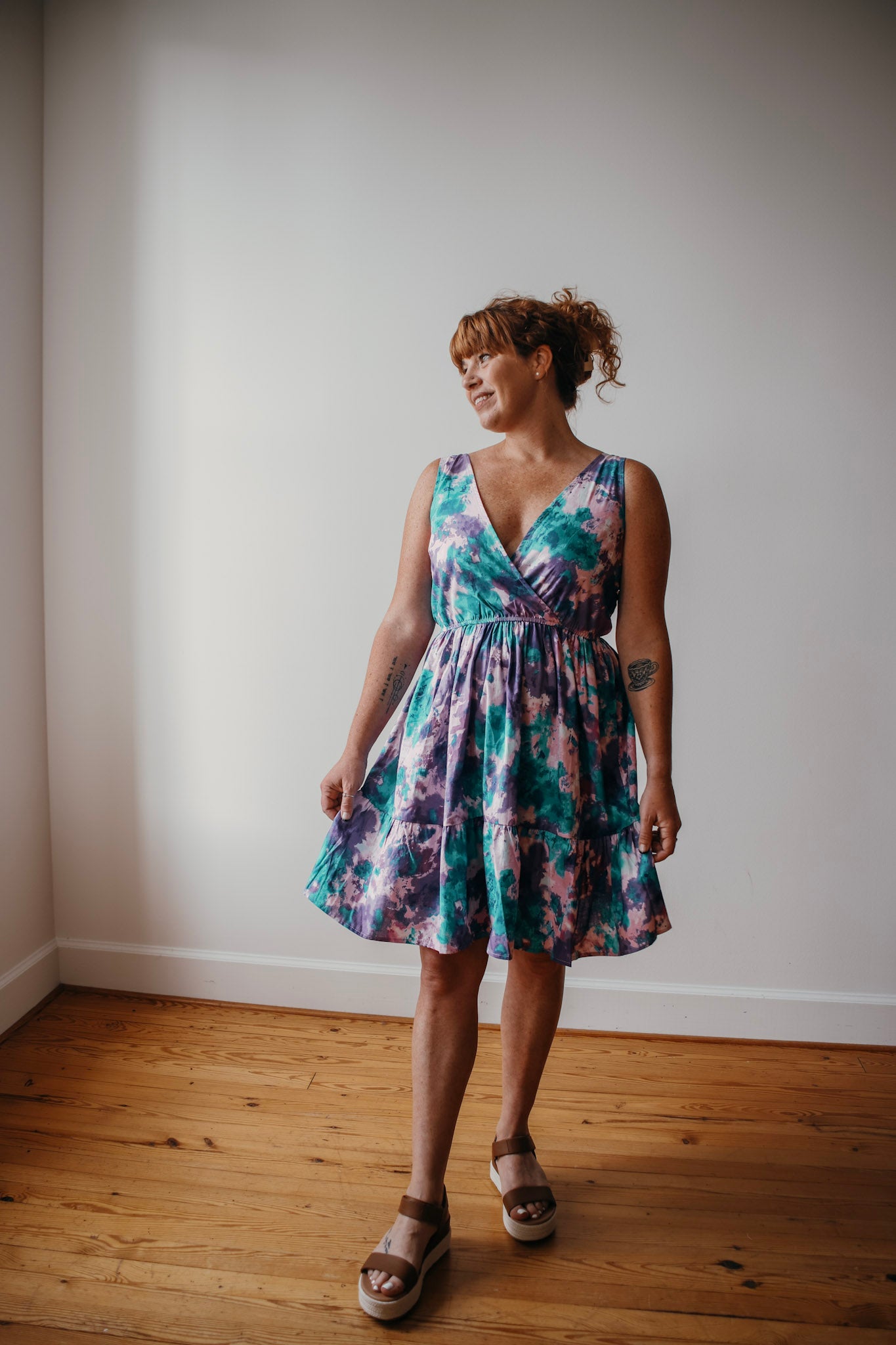 Lavender Skyline Dress