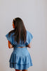 Cobalt Crazed Skirt