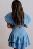 Cobalt Crazed Skirt