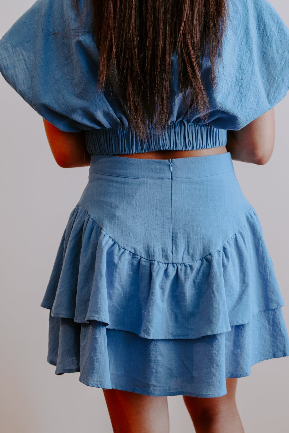 Cobalt Crazed Skirt