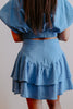 Cobalt Crazed Skirt