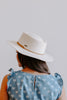Wren Flat Brim Hat - Off White