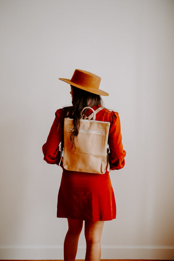Dahlia Boater- Brown
