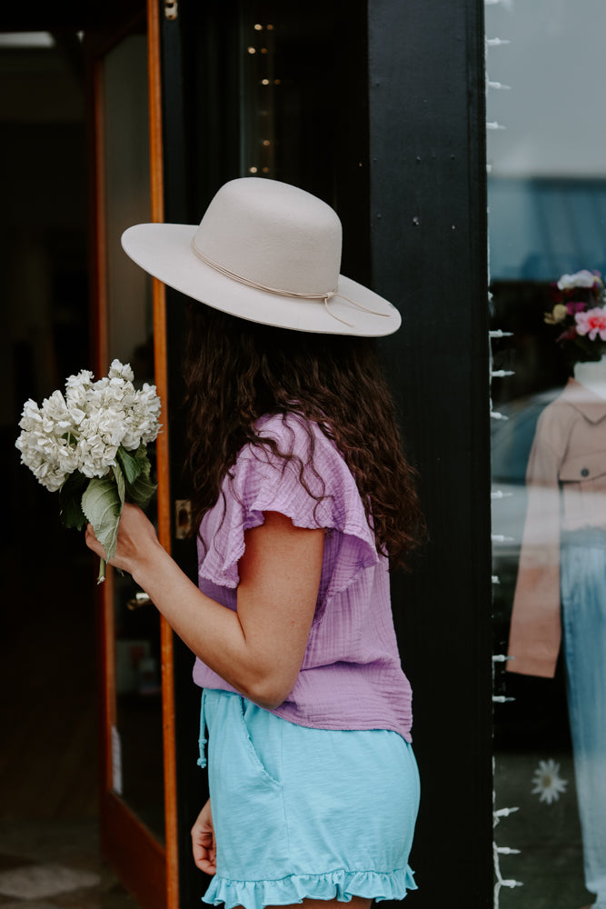 Rue Open Crown Hat