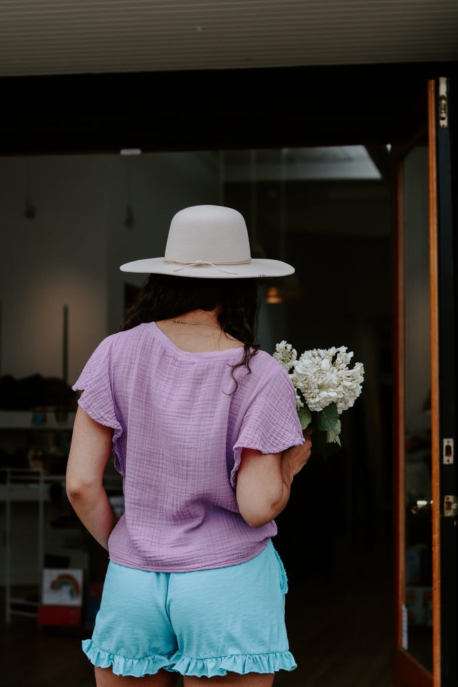 Rue Open Crown Hat