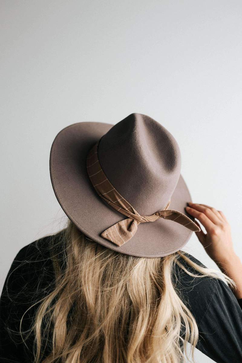 Striped Linen Fabric Hat Band