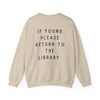 Return to Library Sweatshirt