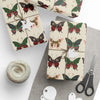 Small Holiday Butterfly Wrapping Papers