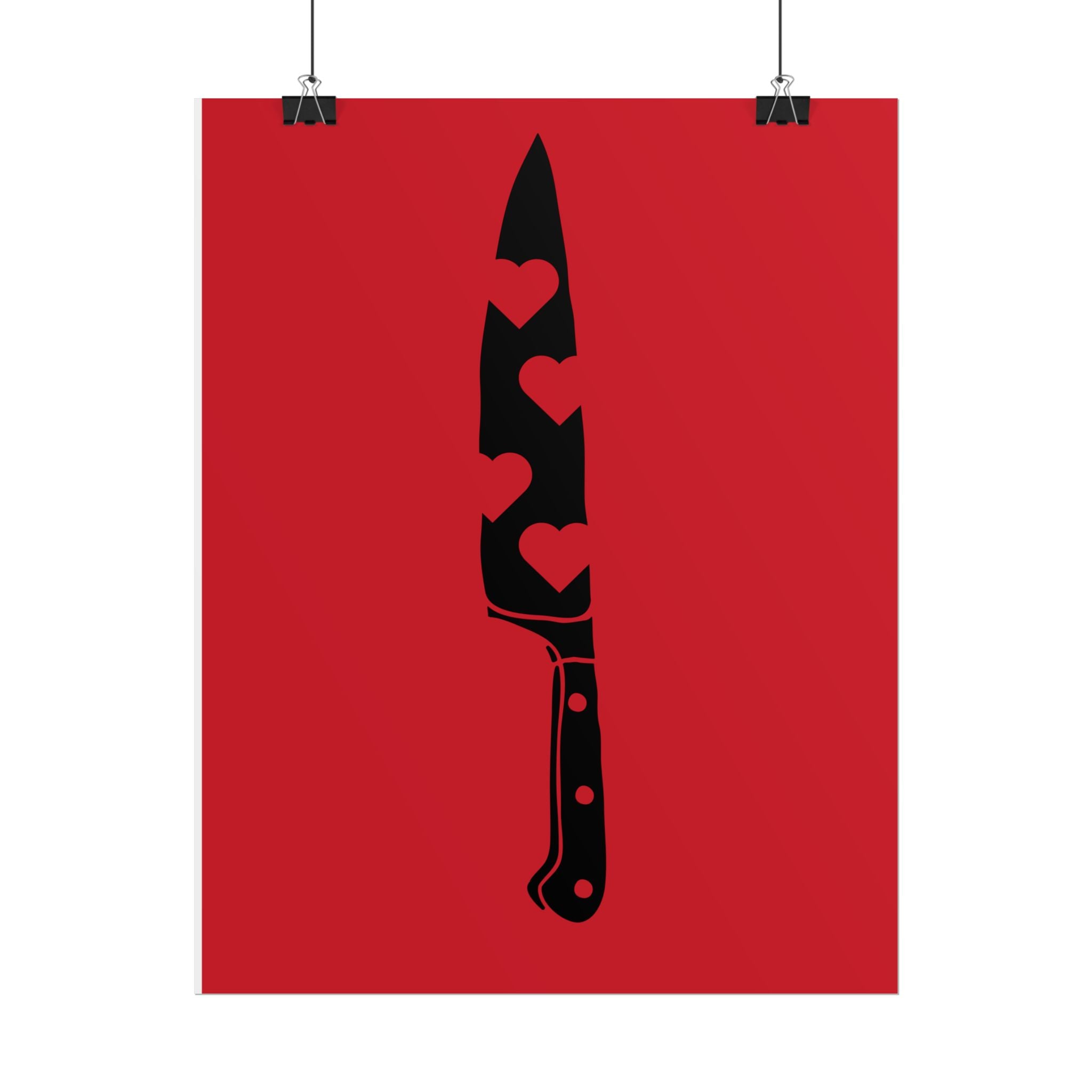 Love Stab Poster - Red