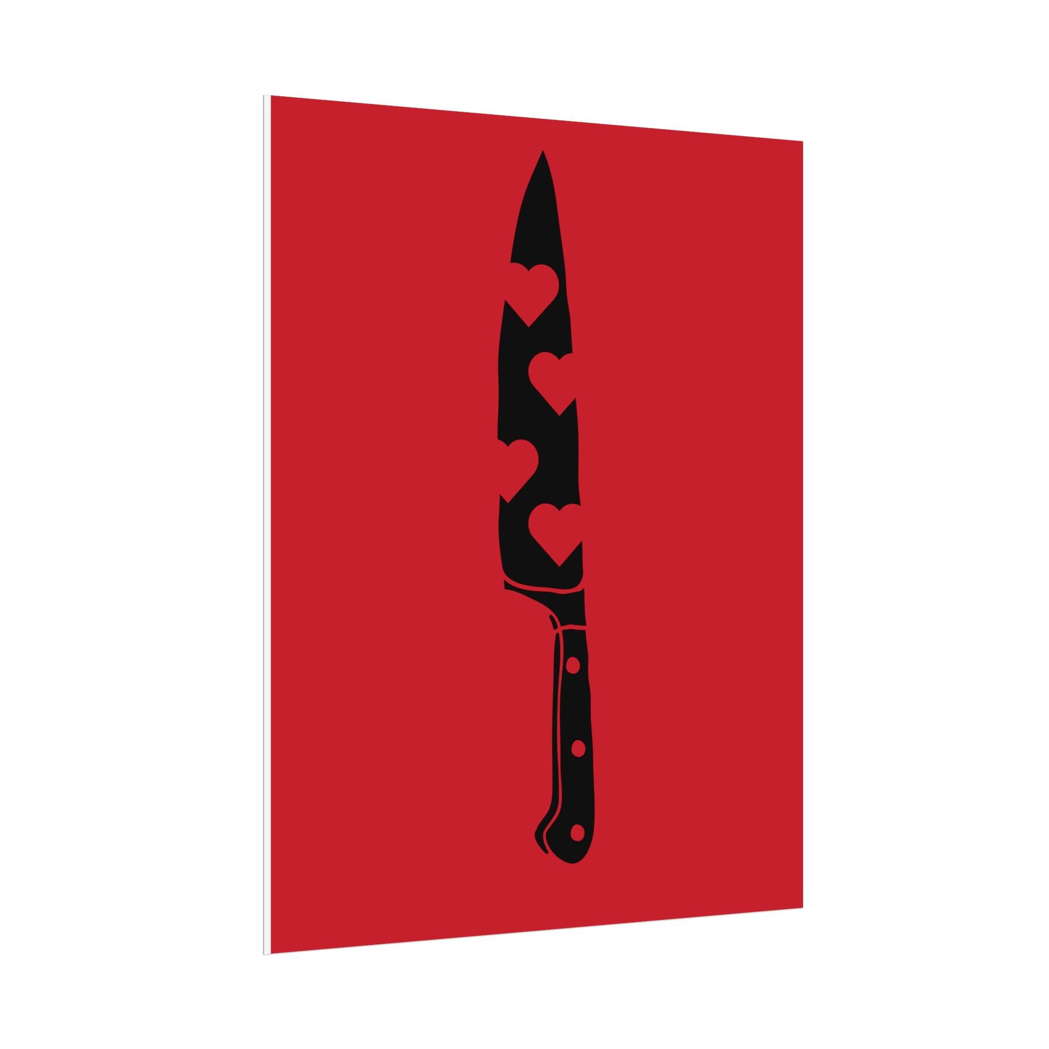 Love Stab Poster - Red