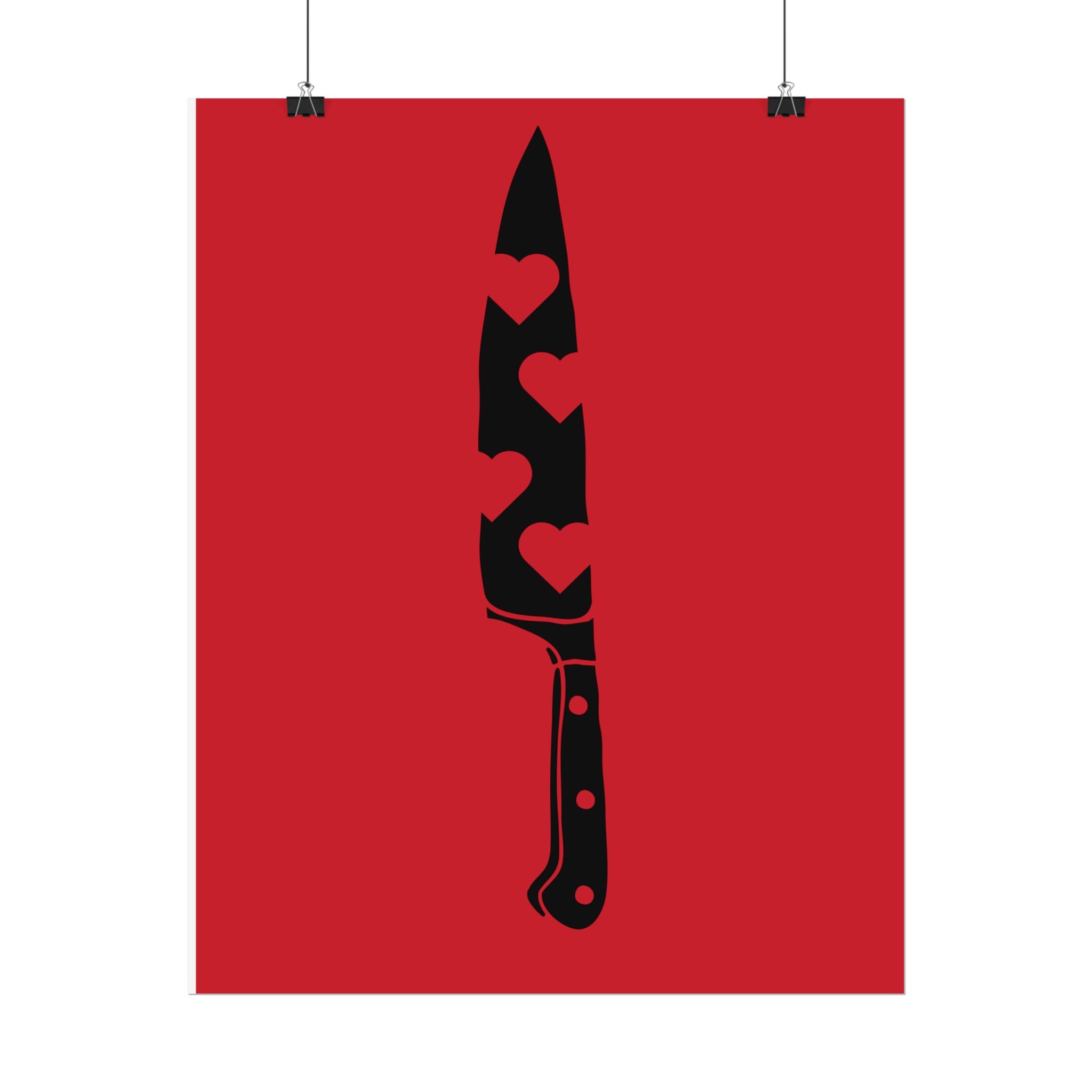 Love Stab Poster - Red