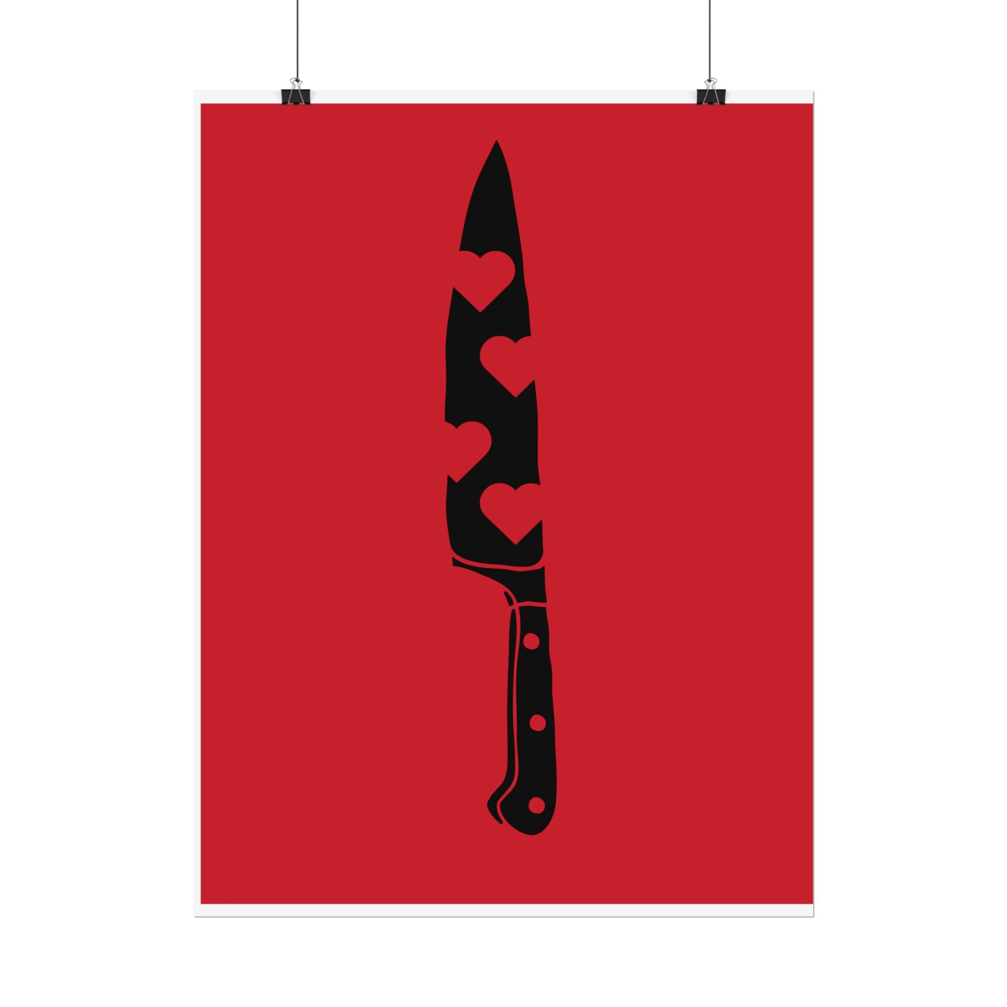 Love Stab Poster - Red