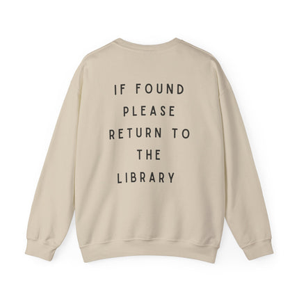 Return to Library sweatshirt