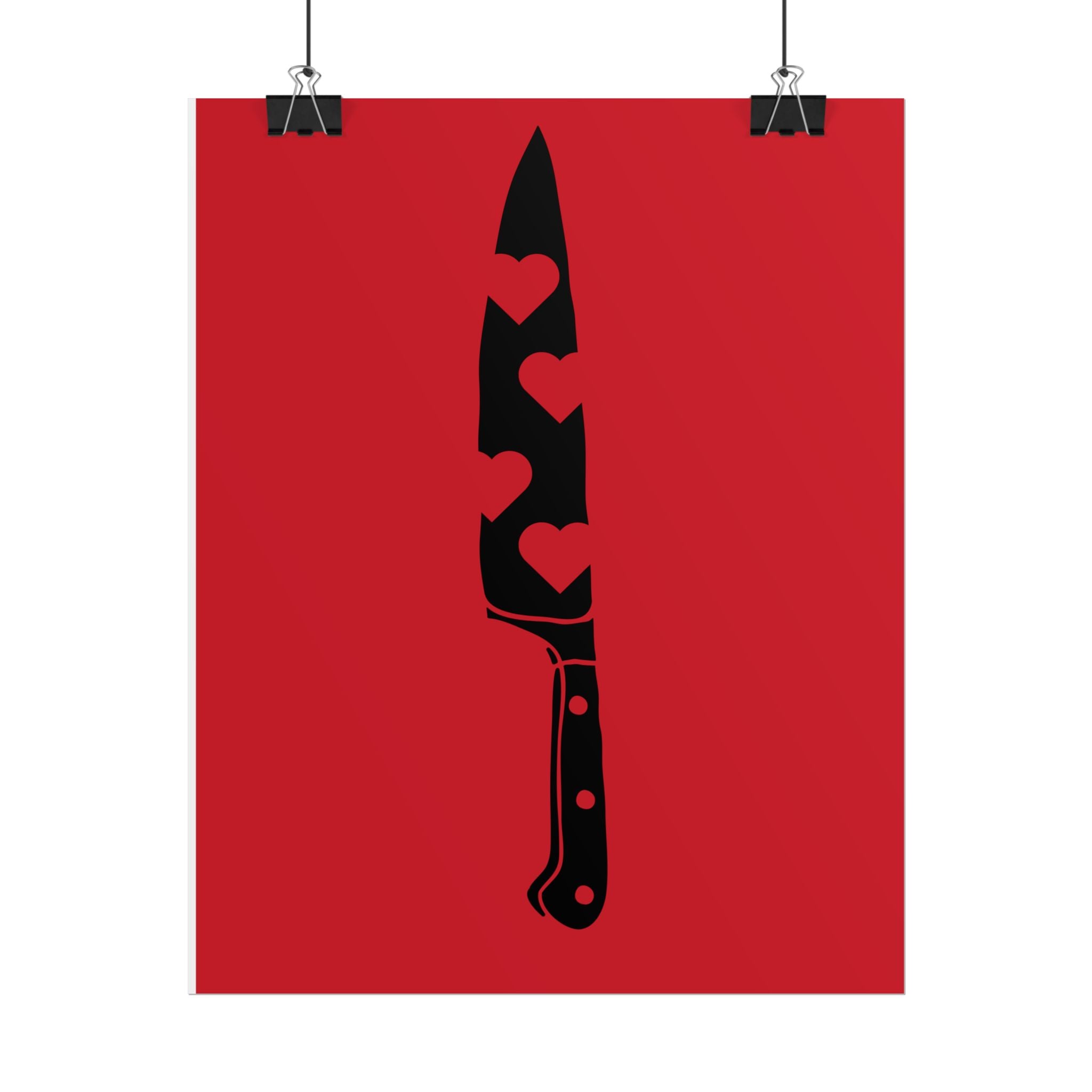 Love Stab Poster - Red