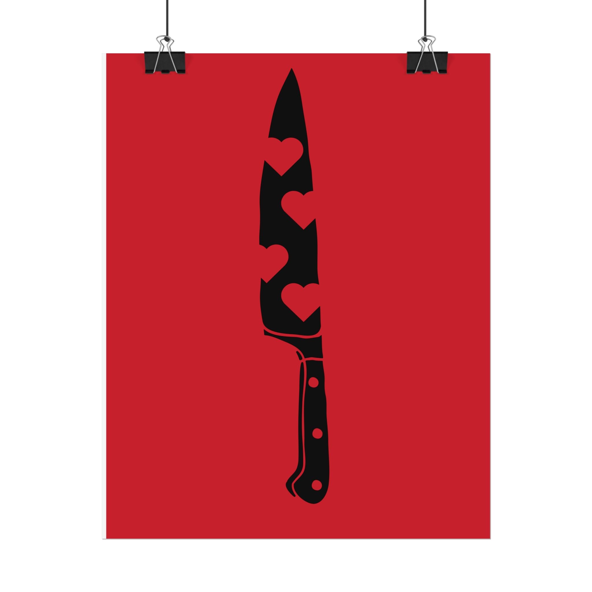 Love Stab Poster - Red