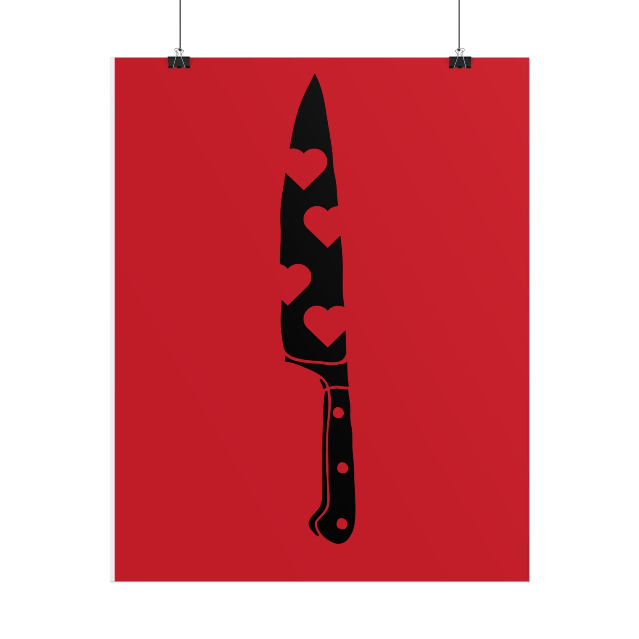 Love Stab Poster - Red