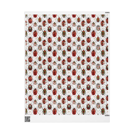 Christmas Beetle Wrapping Paper