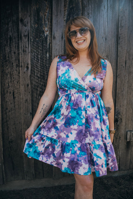 Lavender Skyline Dress
