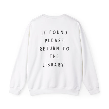 Return to Library sweatshirt