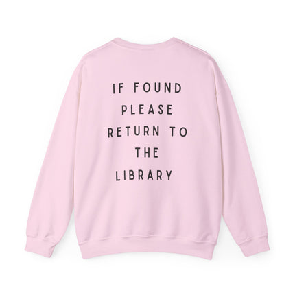 Return to Library sweatshirt