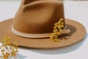 Thin Removable Leather Hat Pin Band