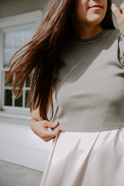 Cuddle Me Cropped Sweater