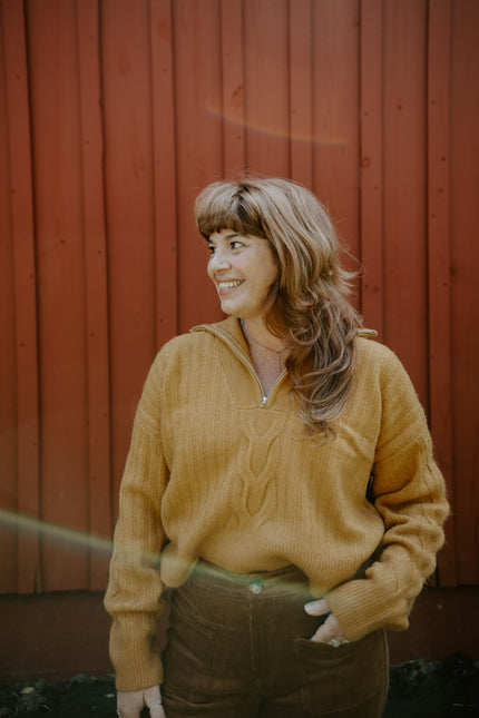 Sunny Saffron Sweater