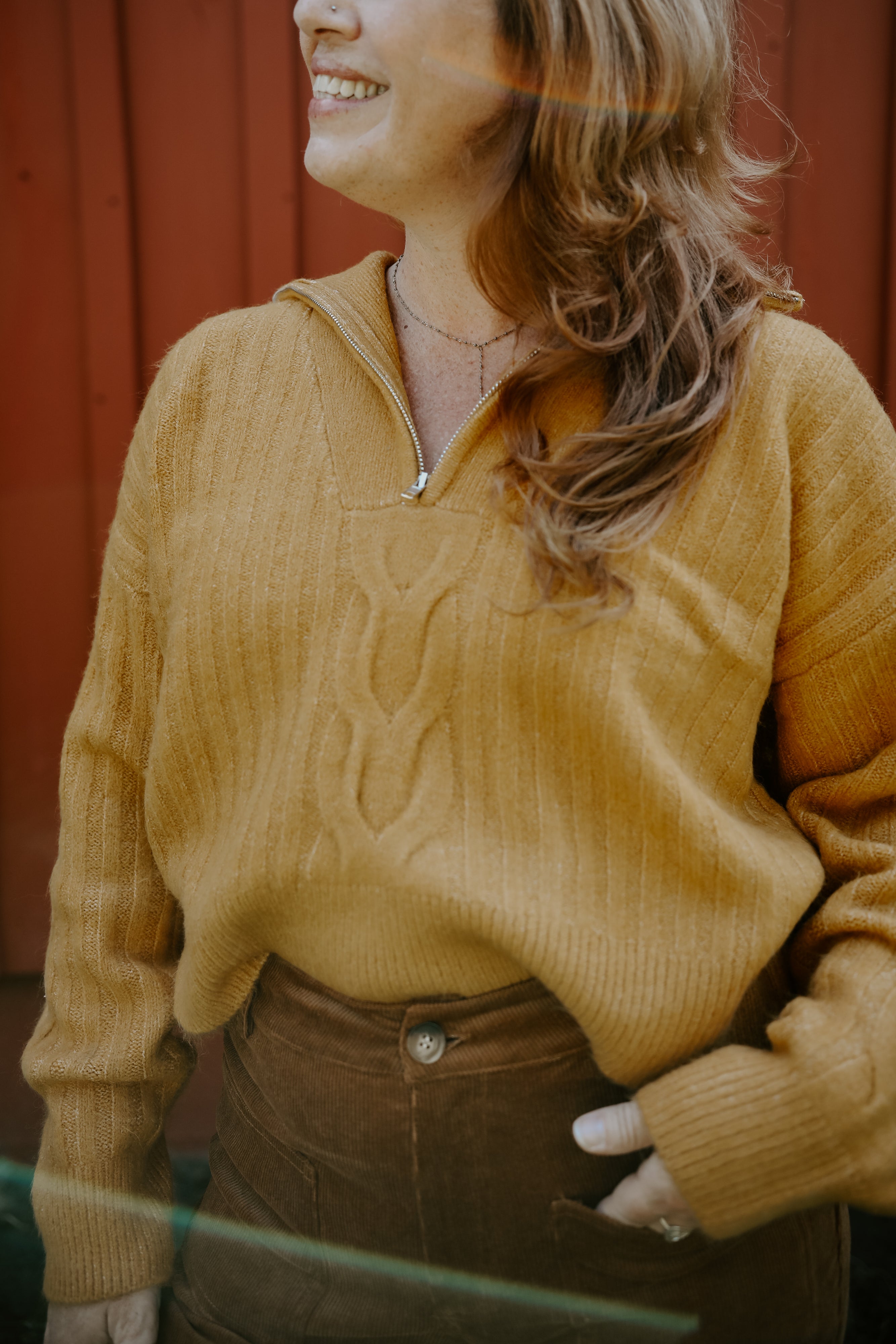 Sunny Saffron Sweater