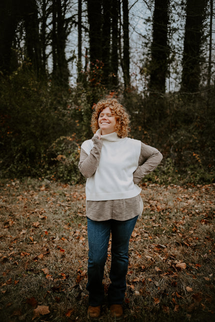 Cashmere Cascade Sweater Vest