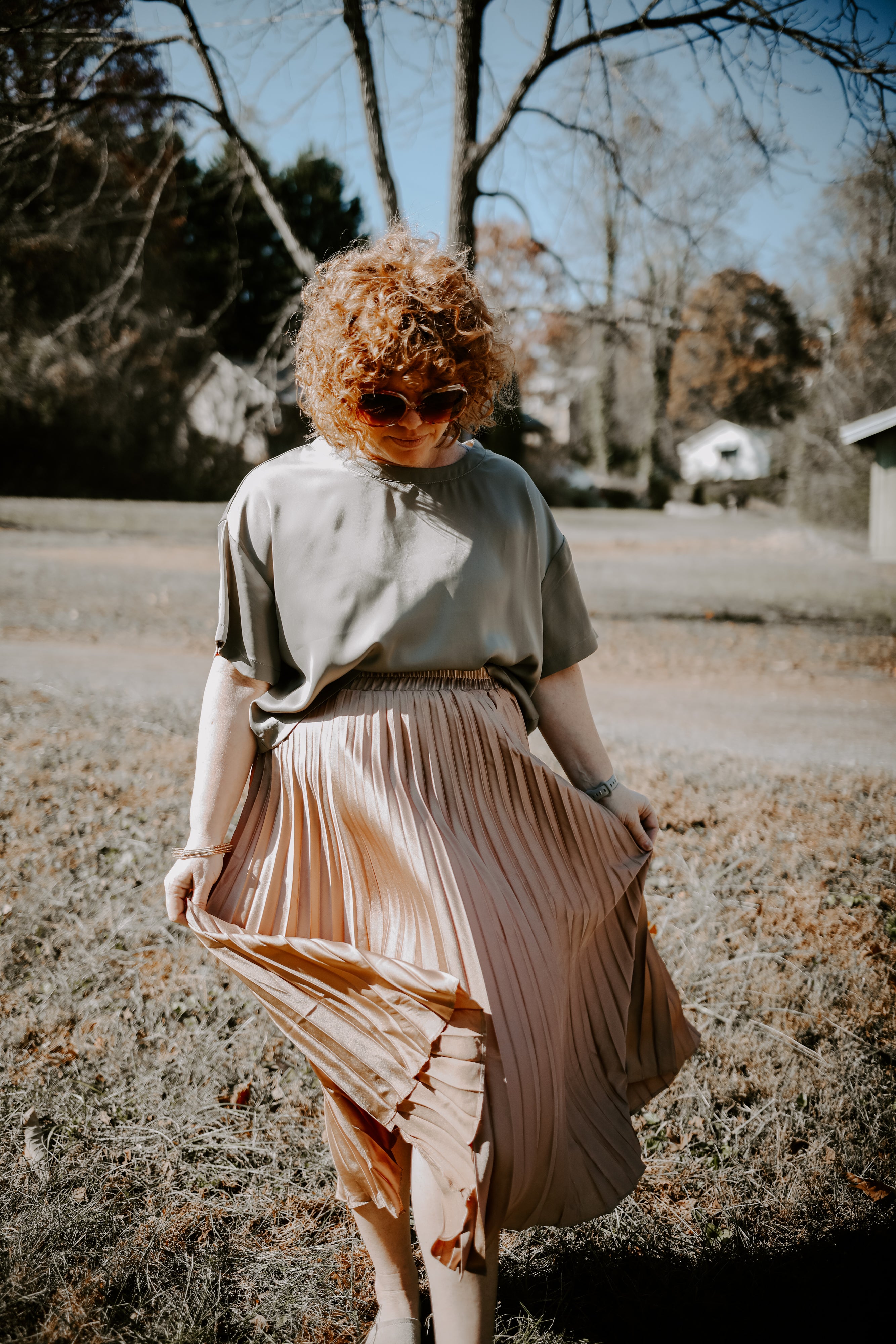 Pleats & Thank You Skirt