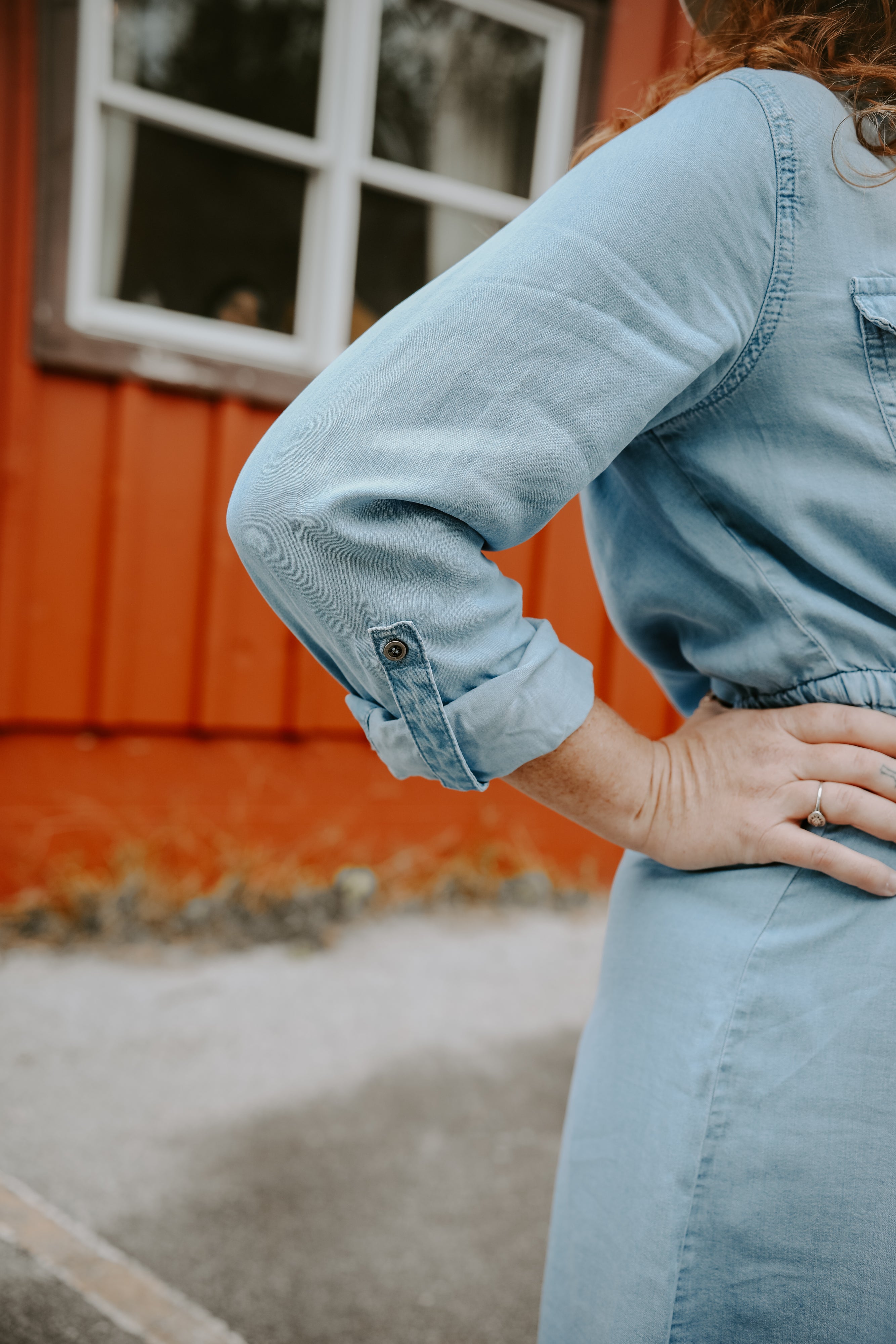 Chic Chambray Dress