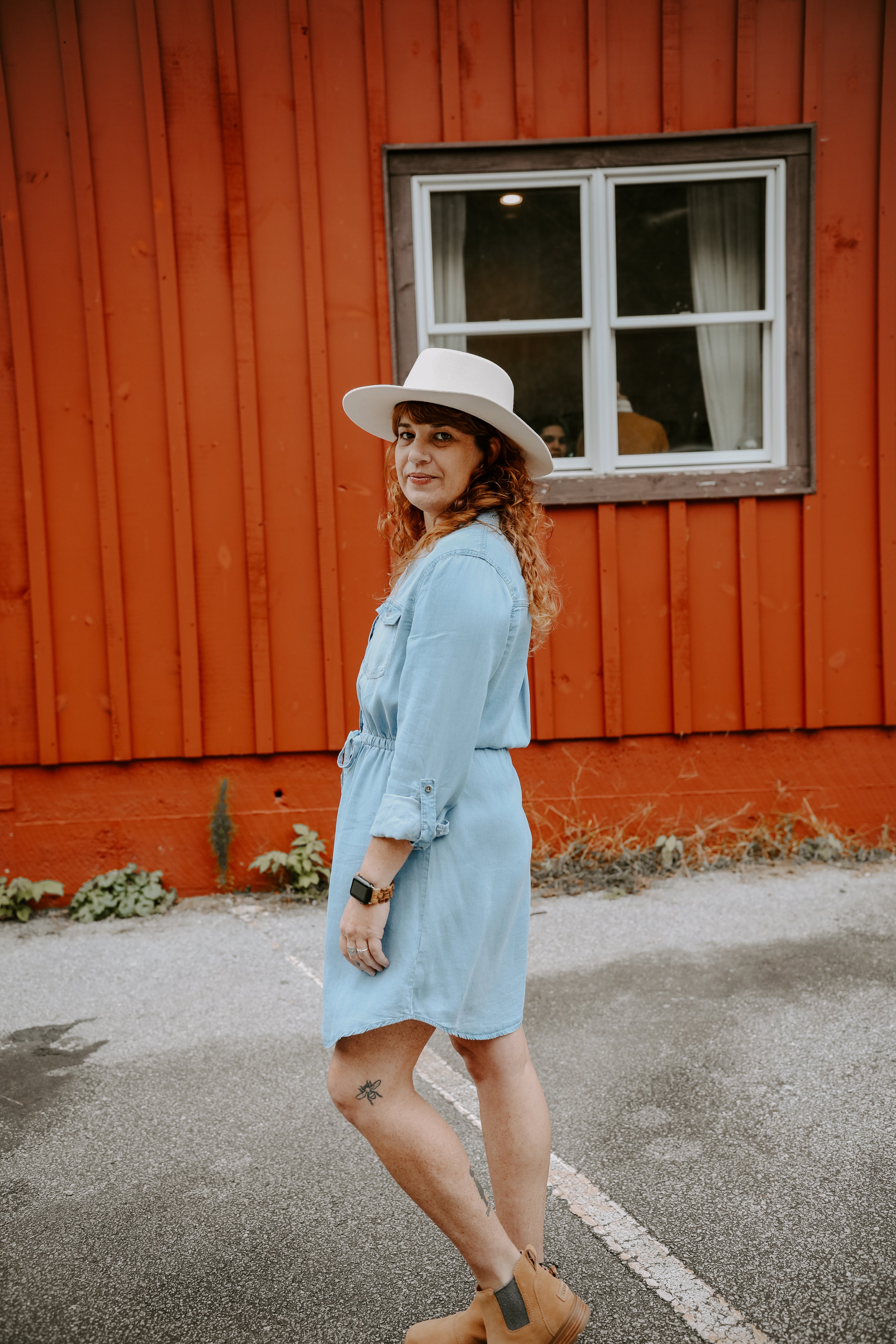 Chic Chambray Dress