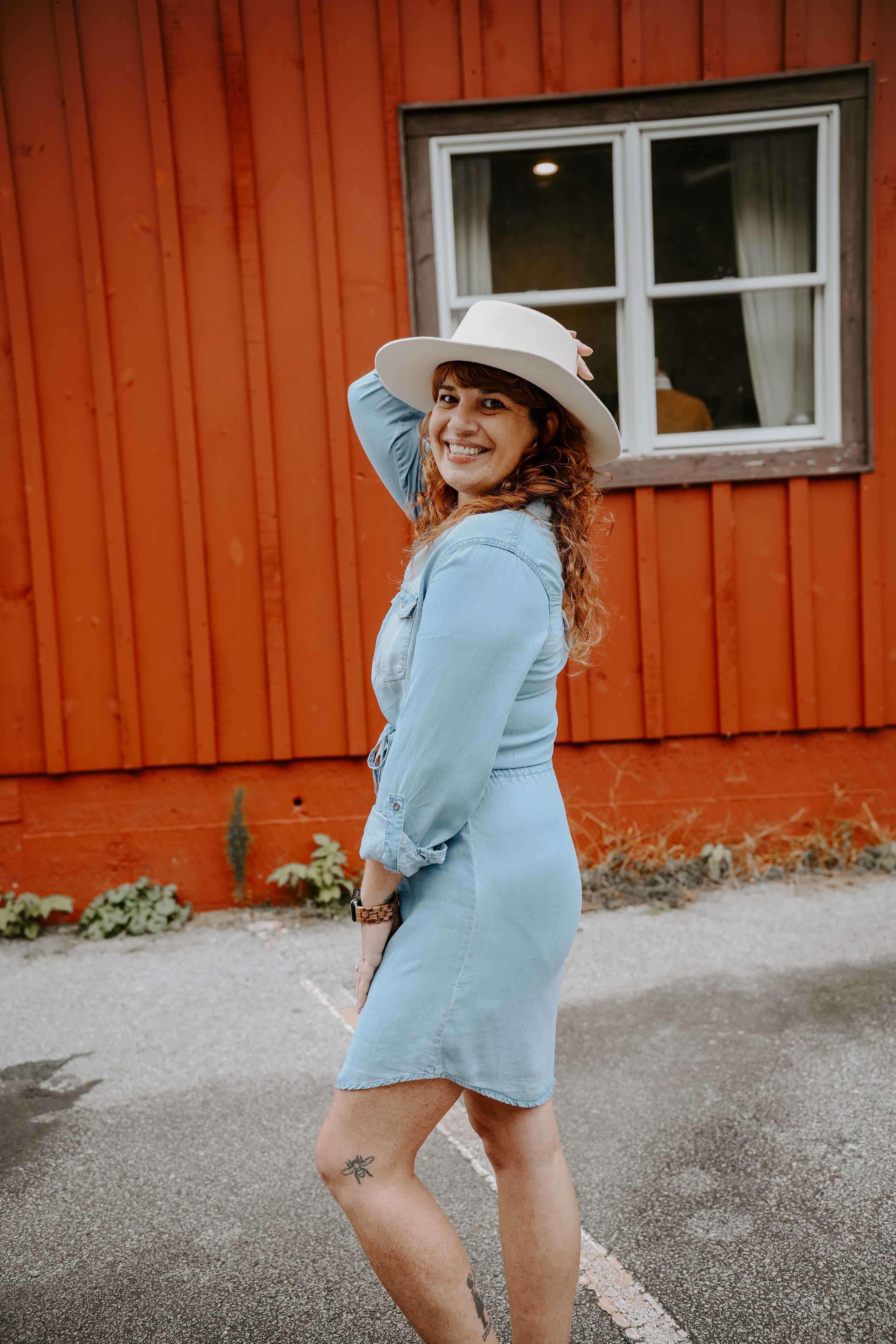 Chic Chambray Dress