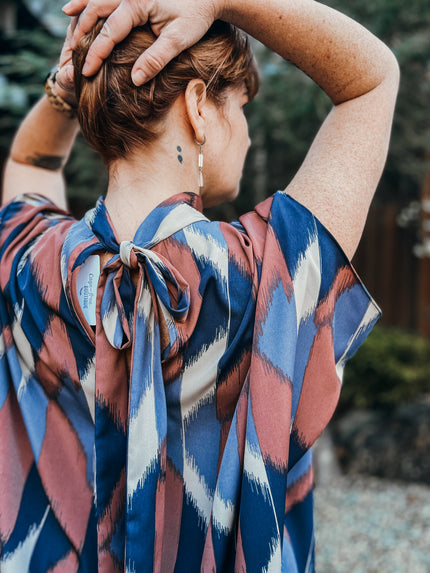Retro Watercolor Dress